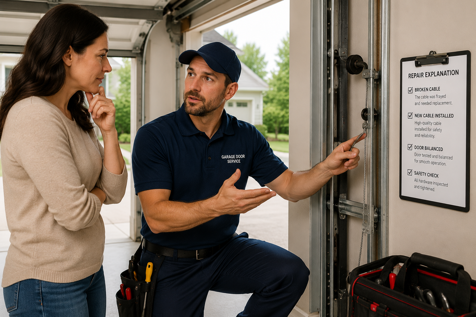 Garage door repair Grandview Missouri